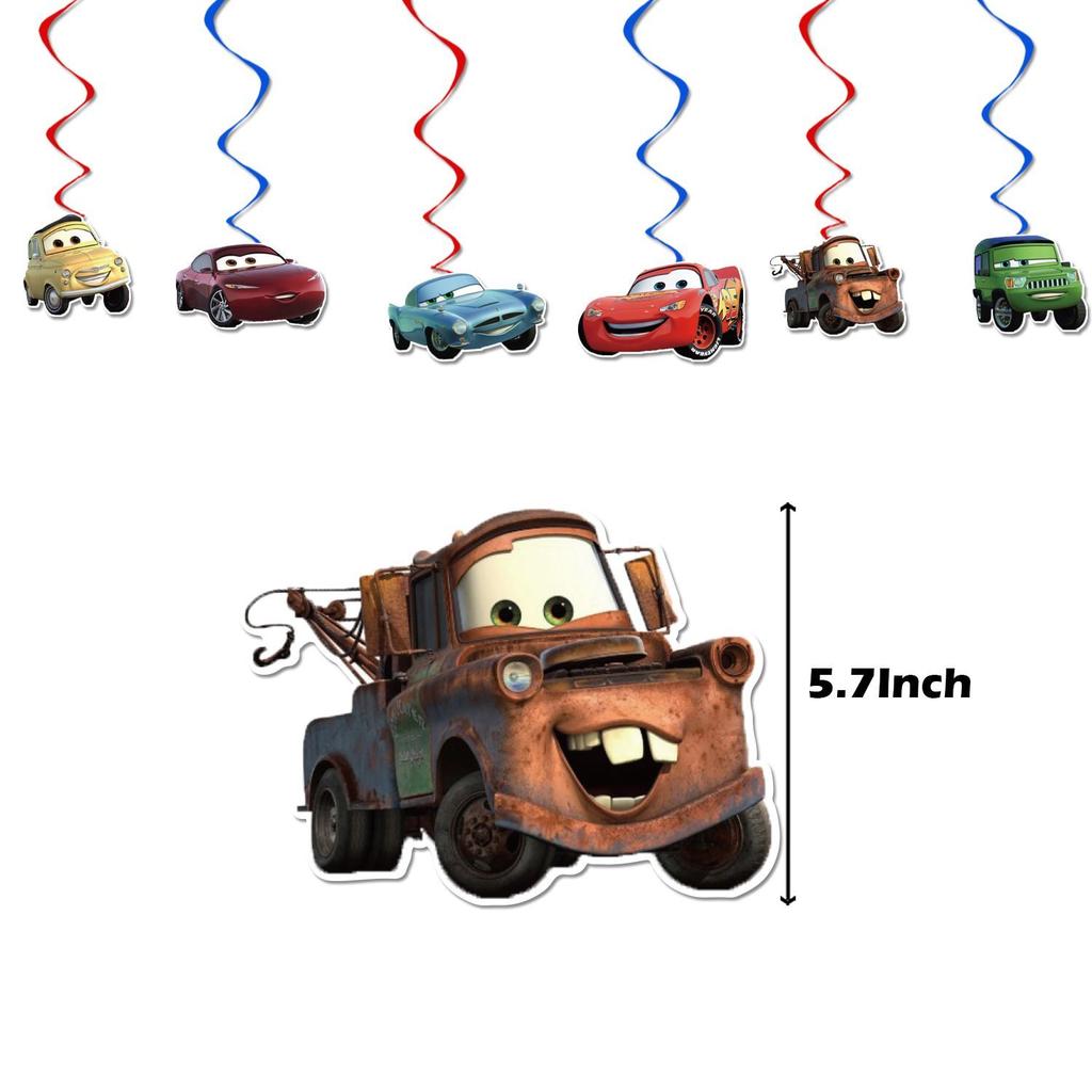 Decorazioni per Festa di Compleanno a Tema Auto: Palloncini, Striscioni, Torte e Set Decorazioni per Feste a Tema Cars di Saetta McQueen