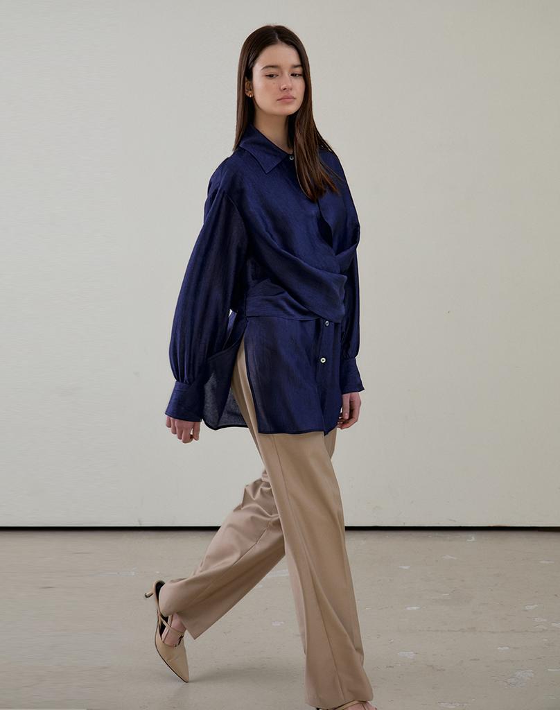 GIEMAR X Blouse Navy