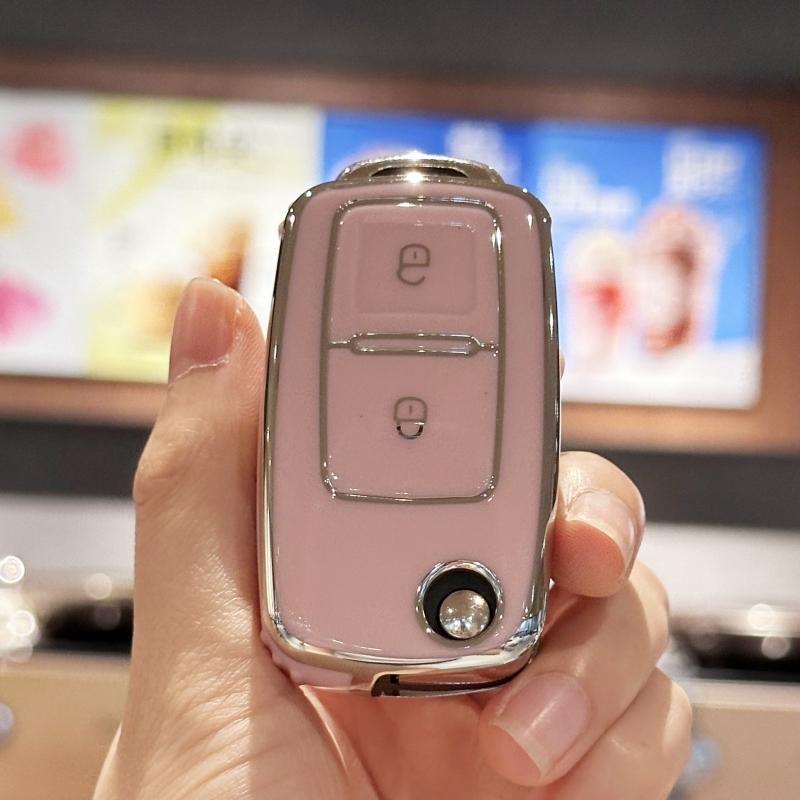 TPU Car Key Case Cover Shell Key FOB Cover For VW For Volkswagen For Amarok For Golf 4 5 6 MK4