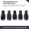 Zinc Alloy Car Key Holder for Mercedes-Benz E-Class Key Remote Controls Mercedes-Benz E300 E260 E350 E400 Car Key Holder
