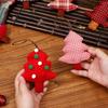 Polka Dot Xmas Ornaments Soft Christmas Tree Decorations Cloth Christmas Tree Pendants  Xmas Party