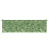 Bench Cushion Leaf Design 150 X 50 X 3 Cm Oxford Fabric
