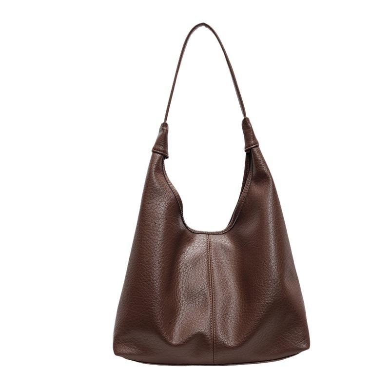 Large-capacity Bag Women's Autumn and Winter New Fashion Shoulder Bag High-grade Texture Child and Mother Bucket Commuter Tote Bag