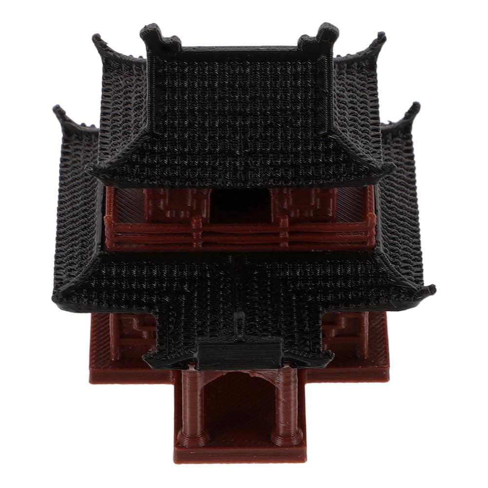Miniature Pagoda Statue Ancient Architecture Chinese Pavilion Handcrafted Decor Bonsai Aquarium Garden Ornament