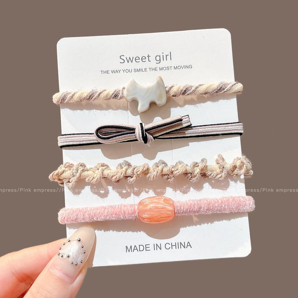 Elastic Women's Hair Ties 2025: Durable High-Elasticity Ponytail Bands