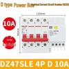 DELIXI DZ47SLE 3-Phase 4-Wire Air Switch with Leakage Protection (Type D, 4-Pole Circuit Breaker)