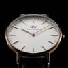 Daniel Wellington 40mm Rose Gold Leather Belt, Sheffield 0107DW [Parallel Import]