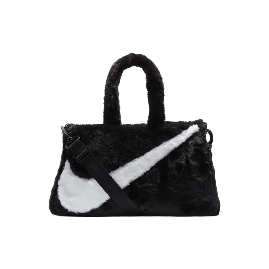 Nike Torba Tote Faux Fur 10L Sportowa Czarna (Dla obu płci) Torebki FB3050 010