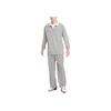 Nike Sportswear Trend Embroidered Logo Half-Zip Long Sleeve Polo Shirt Men Tops Carbon-Heather DX6754-091