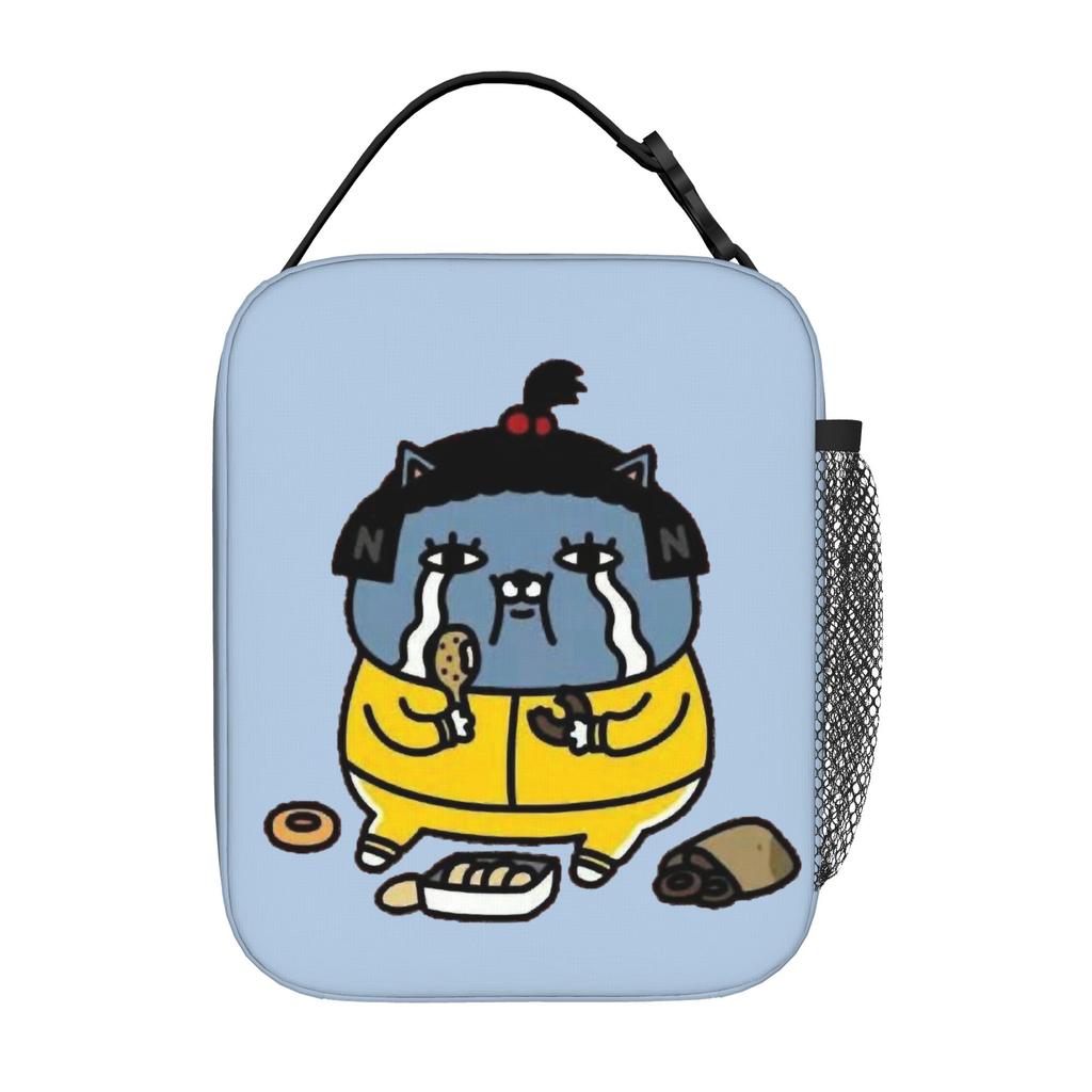K-Kakao F-Friends Hello! Ryan Insulated Lunch Bag Leakproof Meal Container Cooler Bag Tote Lunch Box Picnic Food Handbags