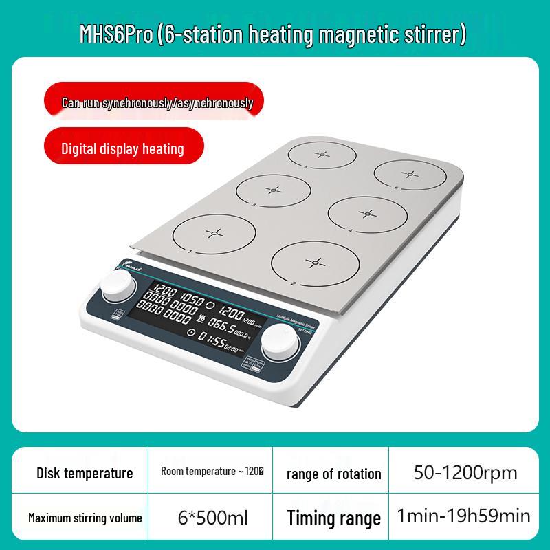 Digital Magnetic Stirrer with Temperature Control and Heating Platform