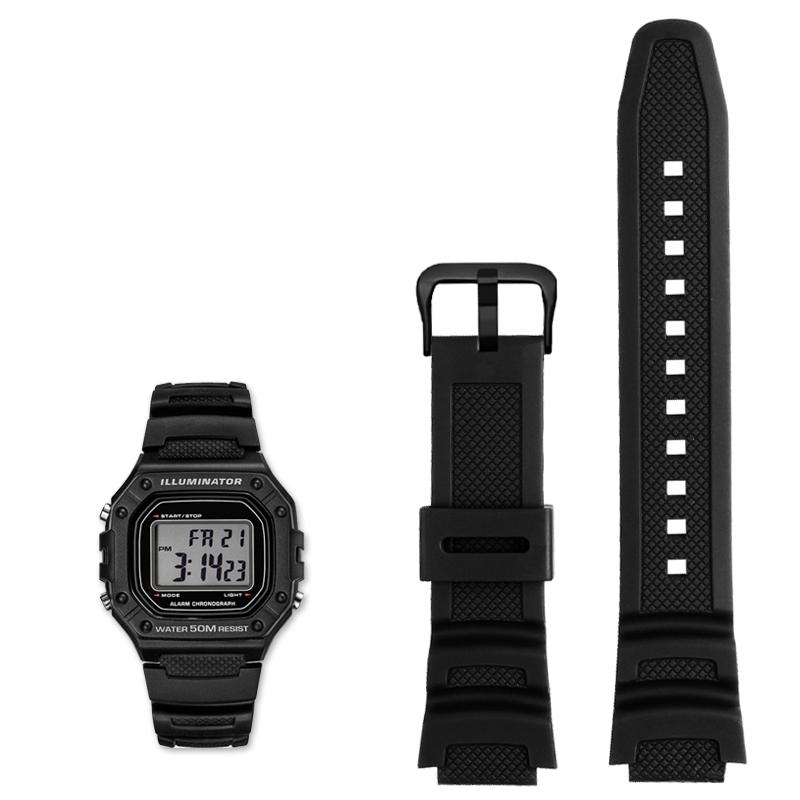 Resin Silicone Strap for Casio Watch Band SGW-300 SGW-300H/400/500 AE1200 AE1100 MRW-200 W218H Waterproof Rubber Sport Watchband