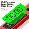 30/40/50/60/80/100cm Digital Level Ruler 0-90° Range Digital Spirit Level Angle Finder  90 Degree