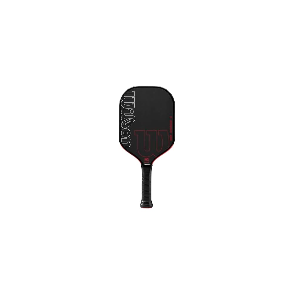Wilson Blaze Edge Less Pickleball Paddle Black/Red WR180911U2 Lightweight Durable Design