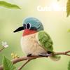 Bird Series Myna Sparrow Plush Toy Beautiful Kingfisher Tit Shrikes Doll Fork-tailed Sunbird White-eye Stuffed Toy Animal Decor