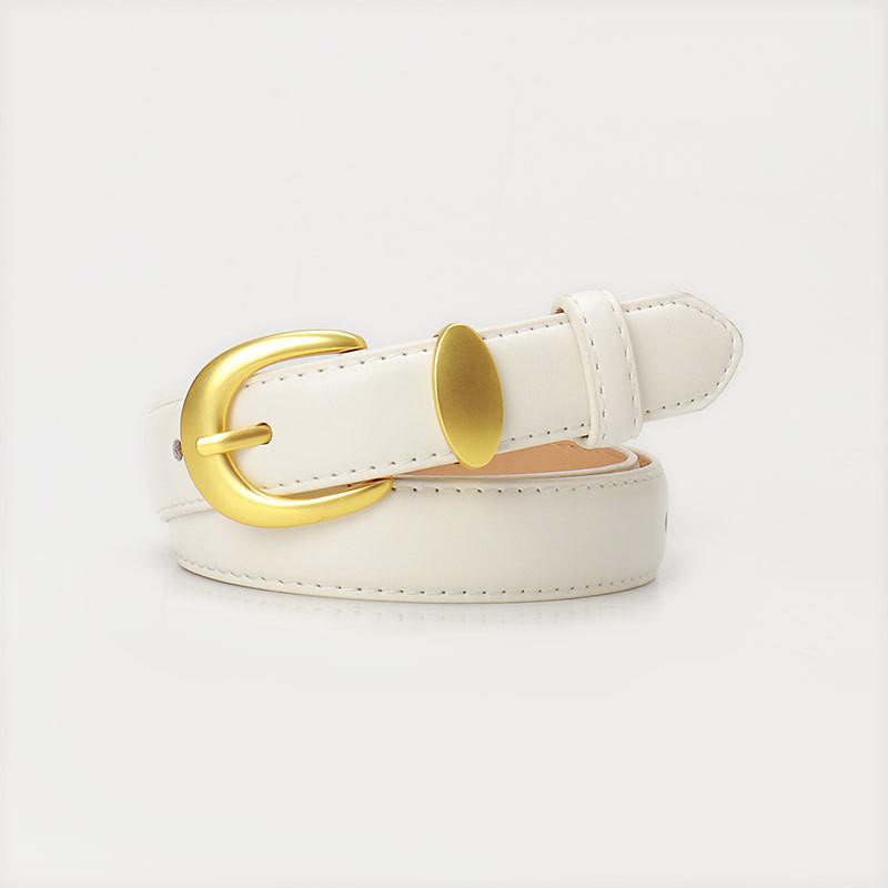 Elegant Womens Designer Leather Belt For Jeans With Metal Pin Closure And Versatile Style For Daily Use