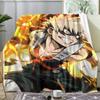 My Hero A-Academia Anime Throw Soft Flannel Throw Summer AC Blanket Lightweight Cool Nap Blanket for Sofa Bed Couch Travel