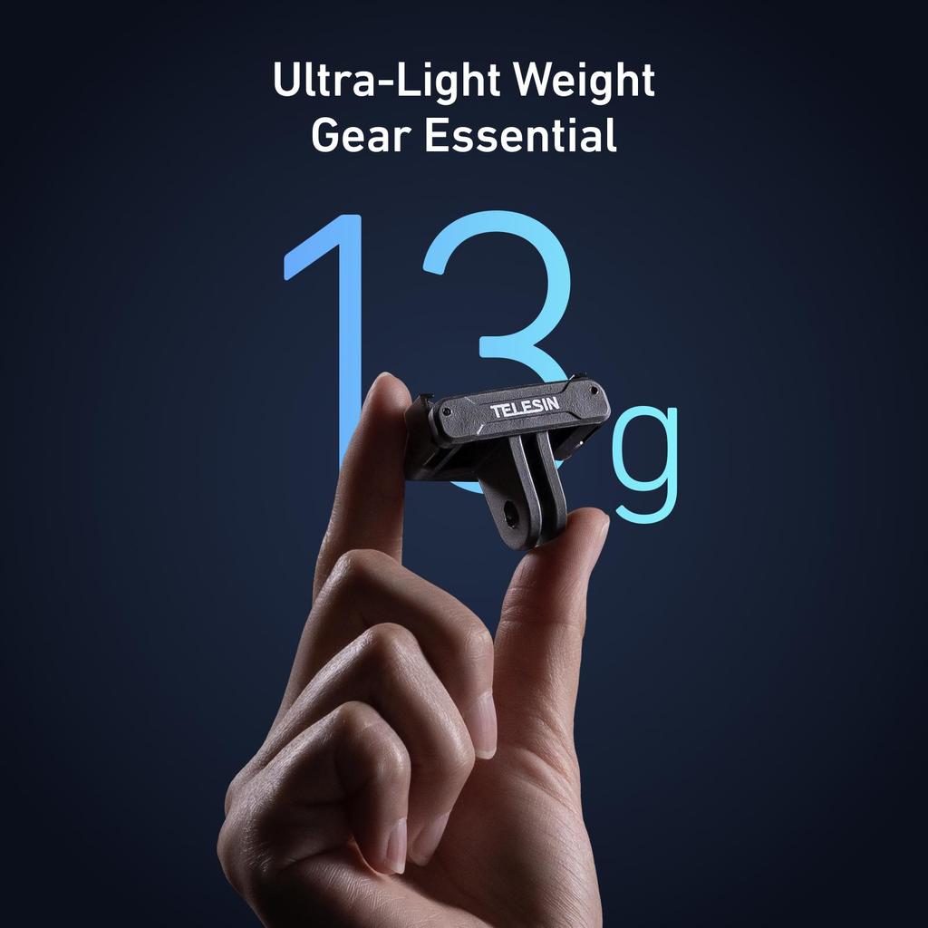 TELESIN Magnetic Qucik Release Two Claw Charging Adapter Mount For DJI OSMO Nano Accessories Dual Claw Interface