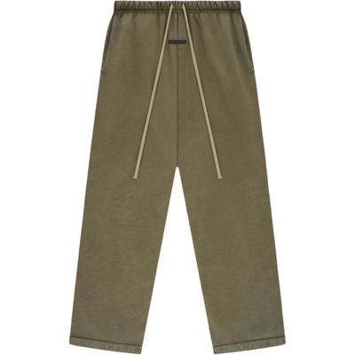 Essentials Heavy Fleece Relaxed Sweatpants With Logo Print Men Bottoms Cypress-Green Military 130BT244465F
