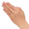 THE KISS Size 15 Diamond Message Ring DI-SR1805BKD [Disney Collection] Mickey/Black Men's