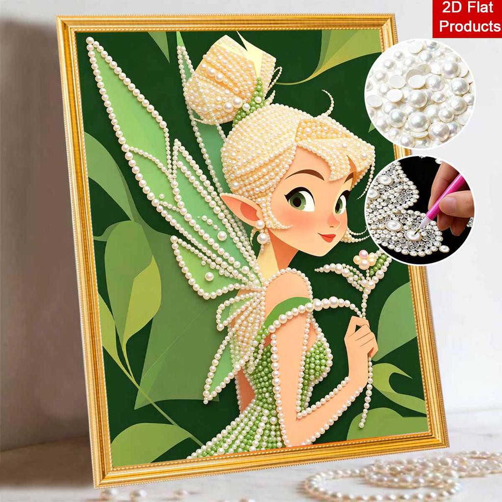 Disney Pearl Painting Wonderful Fairy Pearl Art Painting Kit Art Pearl Painting Kit Adult Beginner Gift Creative Home Wall Decor