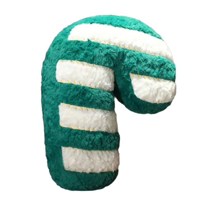 Plushie Throw Pillow Comfortable Christmas Holiday Cushion for Sofa and Bed Decoration Throw Pillows 1PC