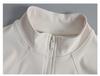 Women's Quick-Dry Stand Collar Zipper Jacket - Slim Fit Long Sleeve Sportswear