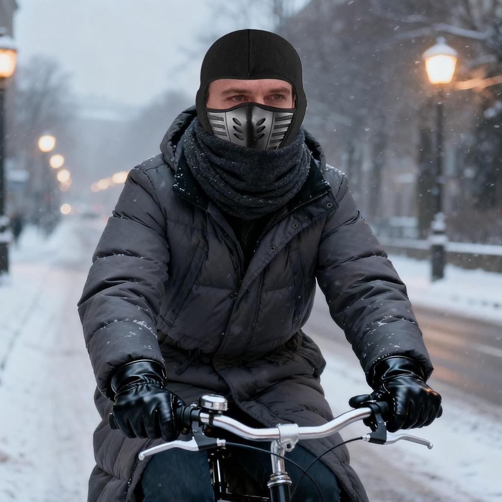 Ski Face Cover Windproof Dustproof Thermal Men Cold Weather Warm Head Cover For Men Women Outdoor Snow Cycling Hiking Running