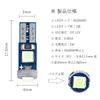 1797 Meter Sphere Panel Sphere T5 LED Wedge Air Conditioner Bulb Ice Blue Light