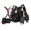 Cablaggio per Interruttore Luci LED da 13ft 14AWG 1‑a‑2 con Relè e Fusibile da 40A per Moto SUV ATV UTV