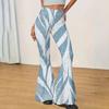 Women's High Waist Flare Yoga Pants - Slim Fit Casual Long Trousers for Daily Wear