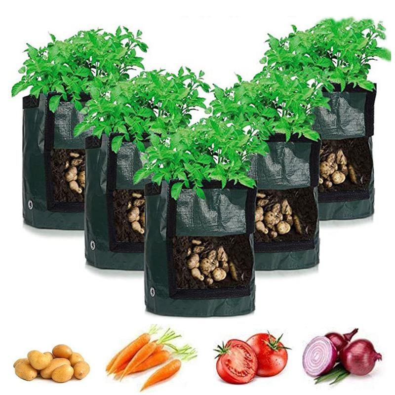 Plant Grow Bag for Veg Potato Tomato Gardening Tools and Planting Supplies Growing Bag Garden Pots Planters Gardening Supplies