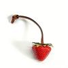 1Pcs Bag Accessories Jewelry 3D Resin Strawberry Bag Charm Cute Keychain Pendant For Phone Lanyard Christmas Gifts