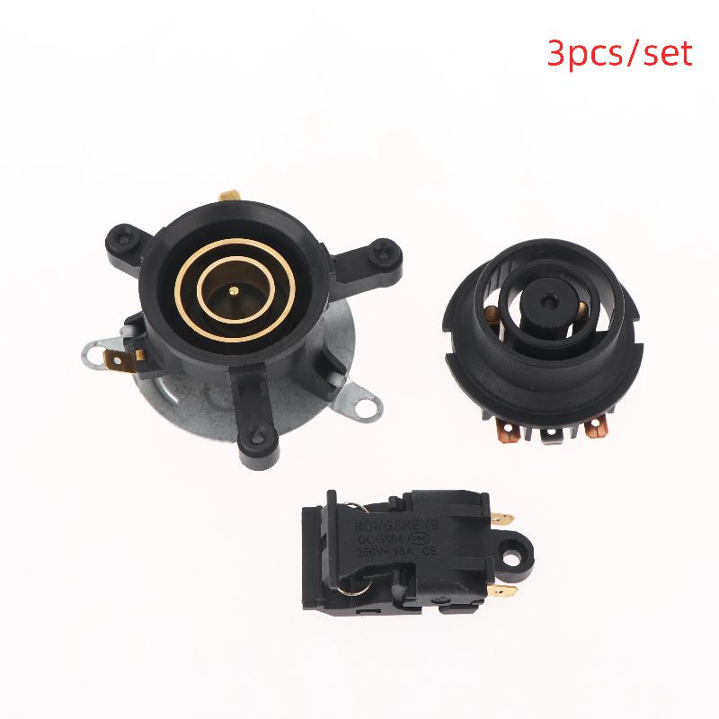 3Pcs Electric Kettle Base Thermostat Temperature Control Switch Connector Coupler Socket Electric Kettle Accessories