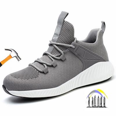 Lightweight Safety Shoes Breathable Work Safety Sneakers Work Man Safety Boots Anti Smashing Anti Puncture Working Shoes for Men