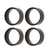 4Pcs Brass Internal Beadlock Ring Clamp Ring Fit 1.0 Inch Wheel Rim for SCX24 124 RC Crawler