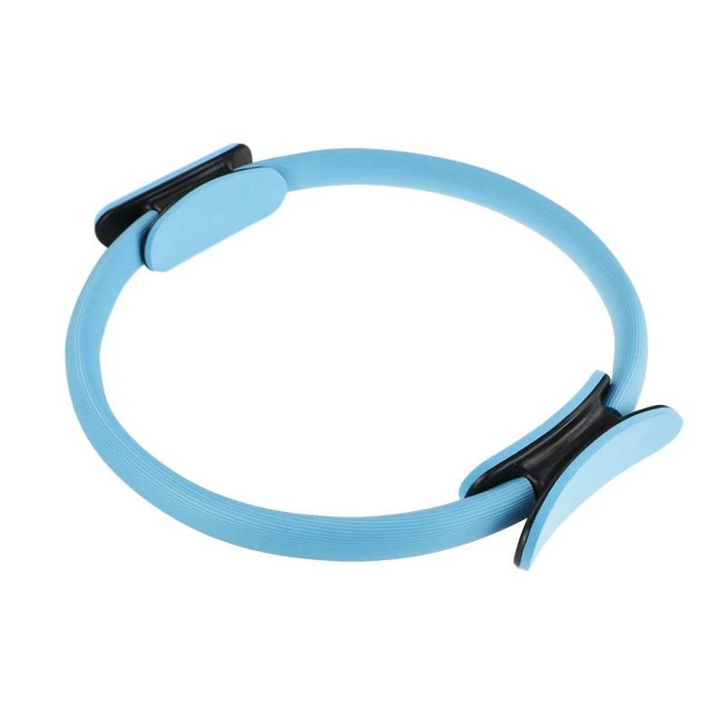 Pilates Ring Resistance Circle With Non Slip Handles For Home Fitness Leg Arm Back Stretching Training ABS Fiberglass Exercise Tool