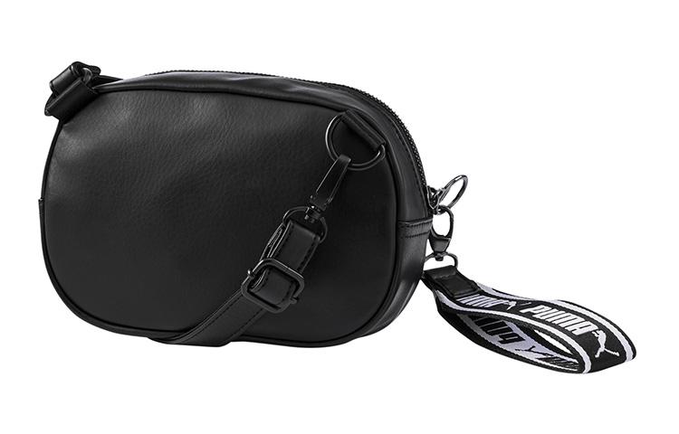 Puma Artificial Leather Shoulder Bag, Crossbody Bag Regular Women's Black 076602-01