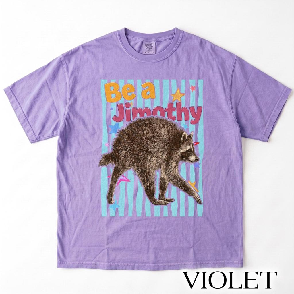 Funny Retro Be a Jimothy Comfort Colors Shirt and kids shirt, Vintage In A World Full Of Trash Pandas, Be A Jimothy Meme Animal, Seattle Wildlife Tee.