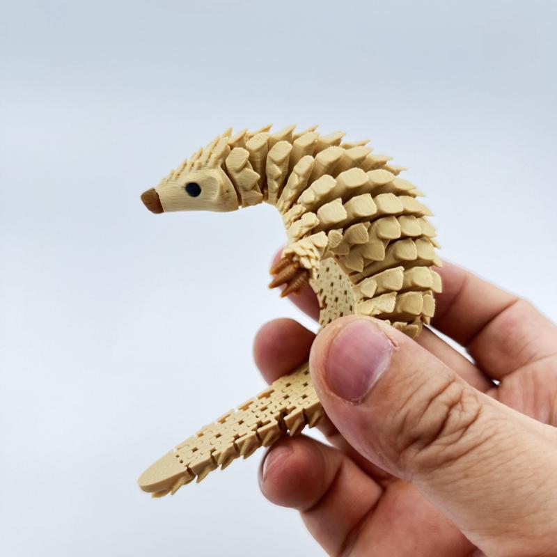 Creative 3D Printed Toys Movable Pangolin Home Ornaments Exquisite And Lovely Desk Accessories Home Office Decoration Small Gift