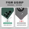 Applicable to Samsung S26Ultra mobile phone case, straight edge liquid silicone, solid color anti-drop all-inclusive lens S25P soft sheath
