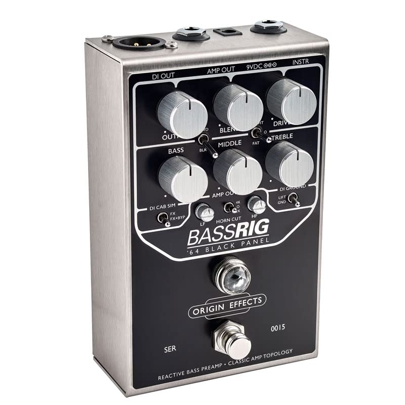 ORIGIN EFFECTS ORIGIN EFFECTS BassRIG Black Panel Bass Analog Cabinet Simulator Origin Effects '64