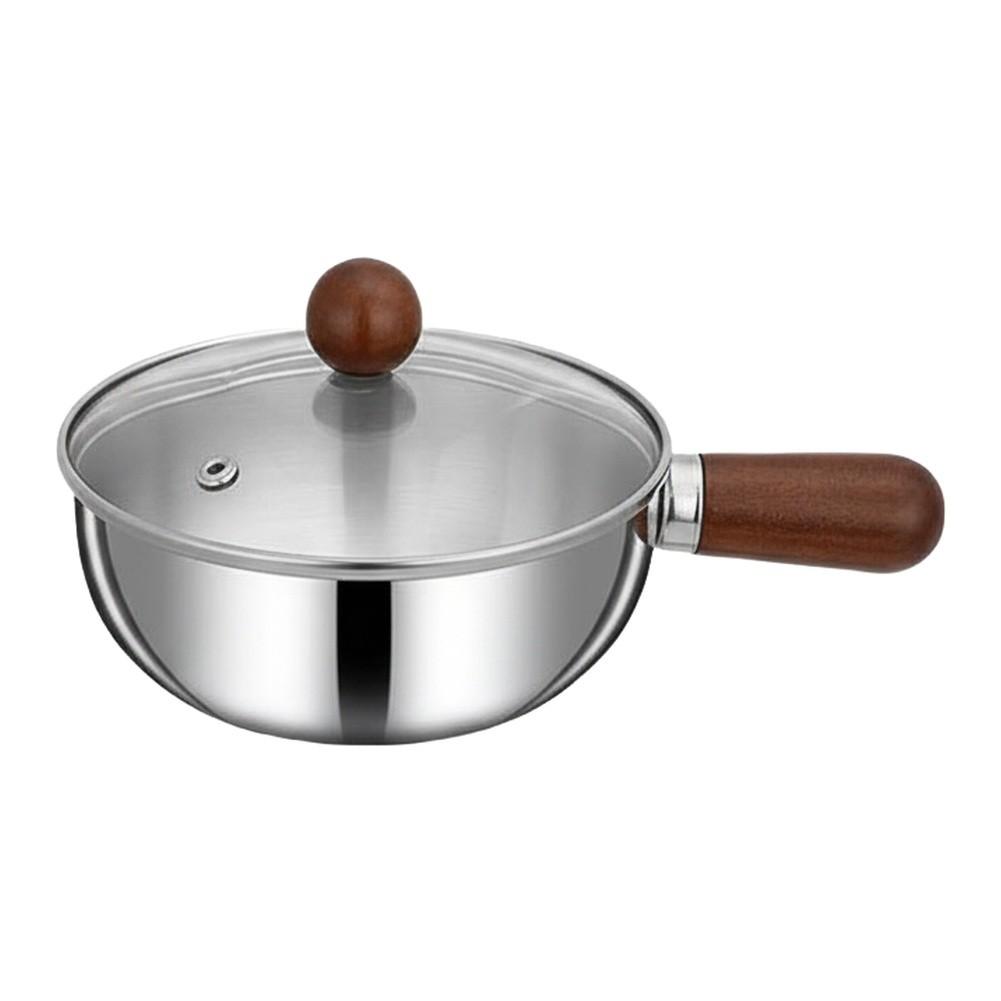 Stainless Steel Pot Baby Food Pot Cooking Bowl Heat Resistant