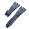 Genuine Leather Watch Strap 27mm for Royal Oak Offshore Slub Pattern Stitching Cowhide WatchBand Butterfly Buckle Business Bands