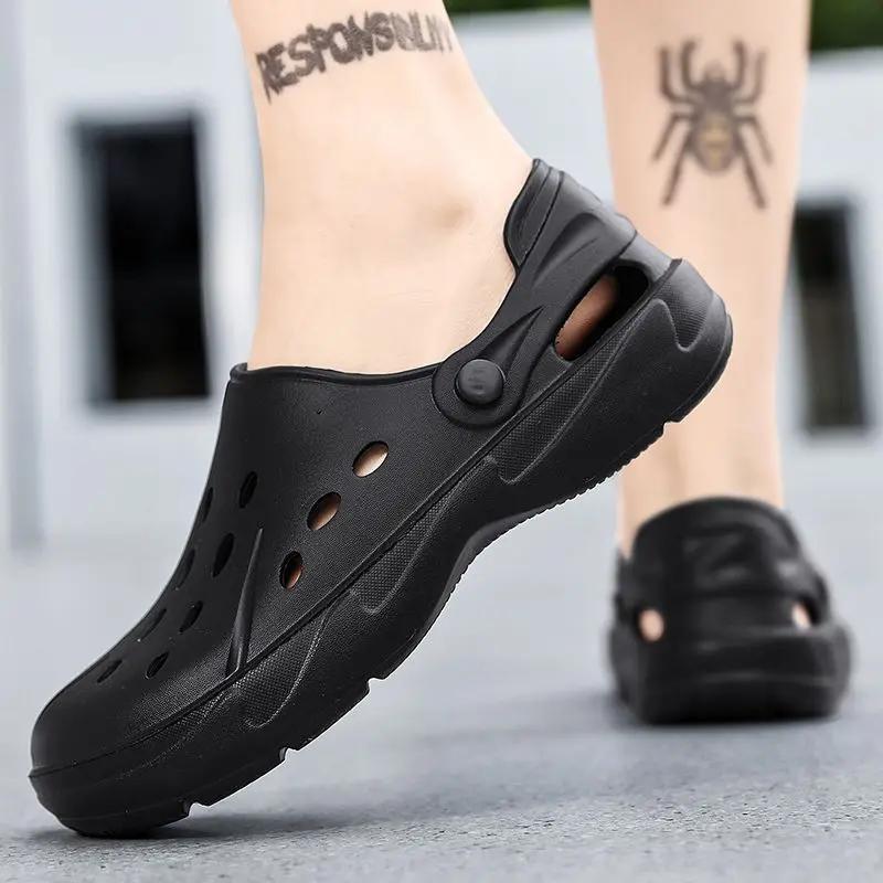 Fashion Outdoor Men's Sandal Beach Sports New Design 2025 Expensives Casual Eva Pvc Clearance Sale Daily Use Summer 39 Color Male Shoe