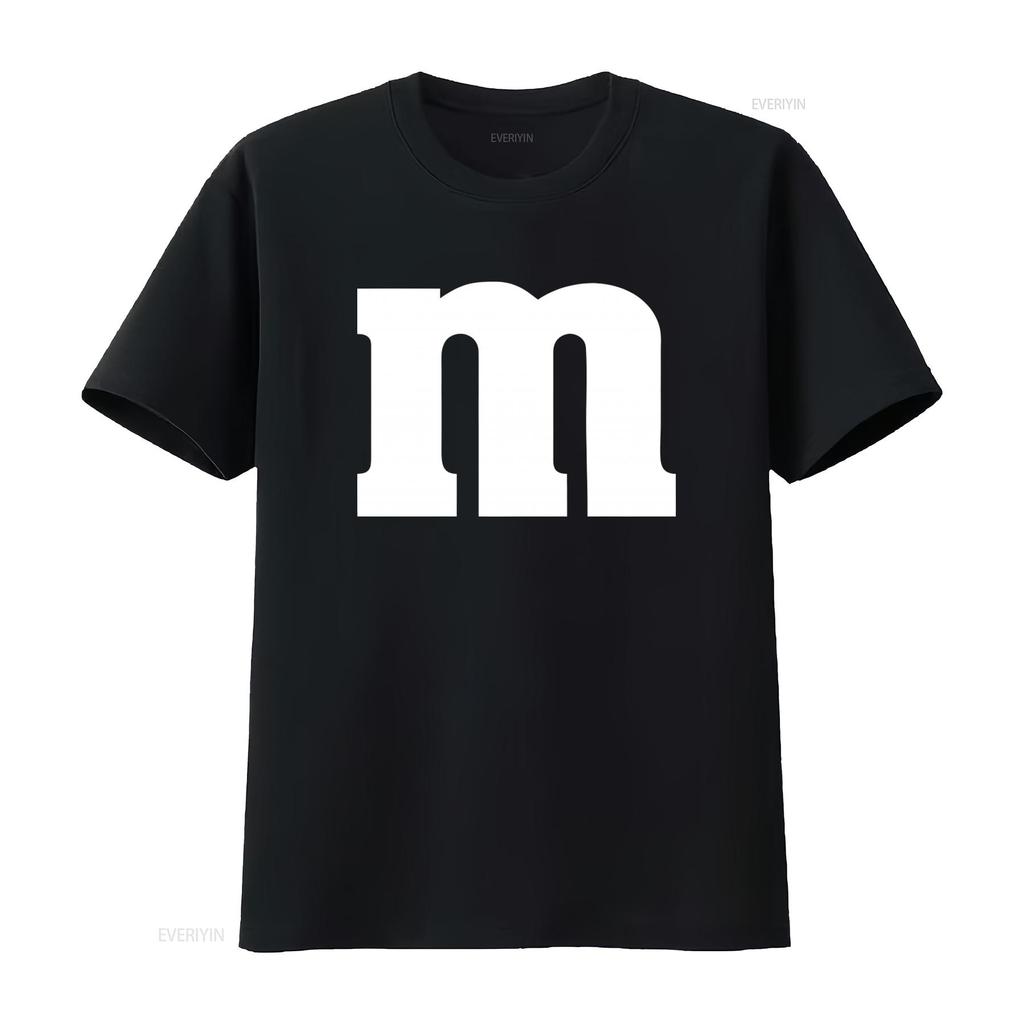 Unisexs M Candy Costume Set Funny Humor Halloween Group Soft Blend T Shirt Vintage Designer Clothes Homme Slightly