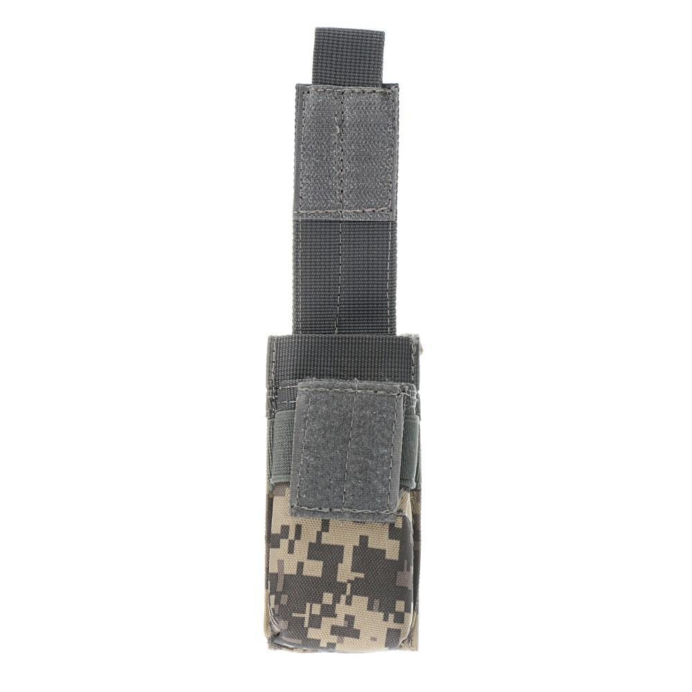 Tactical Molle M5 Flashlight Pouch CQC Single Pistol Magazine Pouch Torch Holder Case Outdoor Hunting Knife Light Holster Bag  4.9