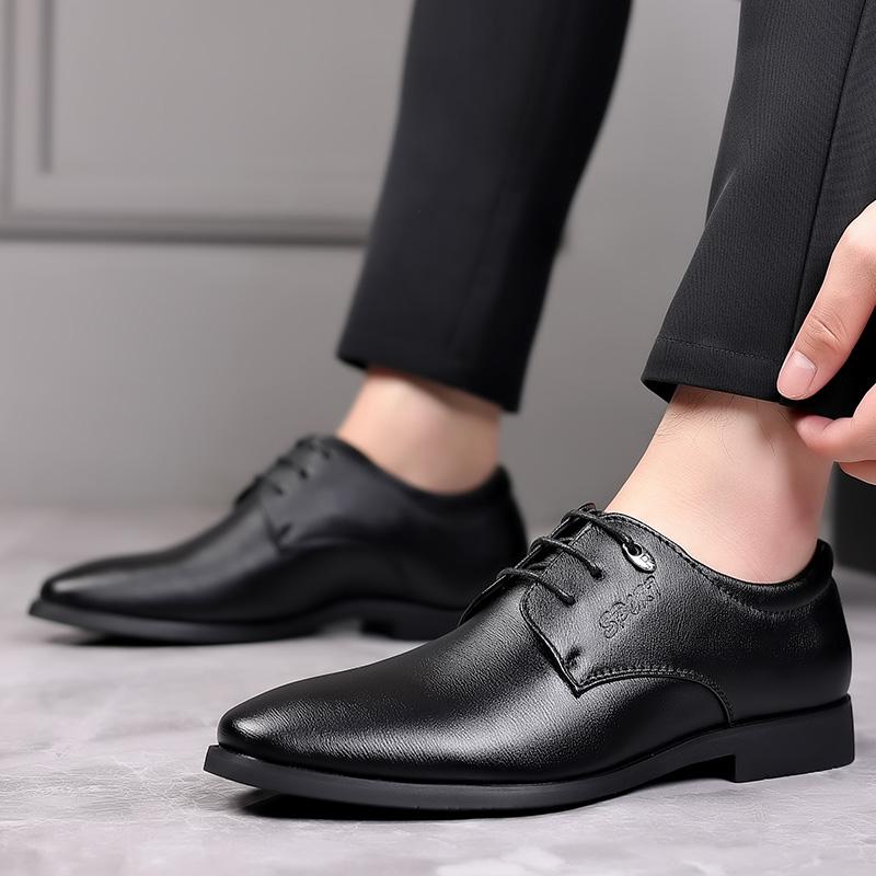 Men faux leather formal shoes office leather shoes JZ-1307