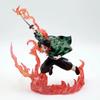 Anime Tanjiro Kamado Statua da Battaglia Kyojuro Rengoku Versione Scatolata Action Figures Collezionabili Modello in PVC Decorazione Regali Sorpresa