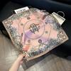 Silk scarf 71 * 71 imitation silk square scarf Korean atmosphere neck silk scarf flower pattern flower polka dot scarf